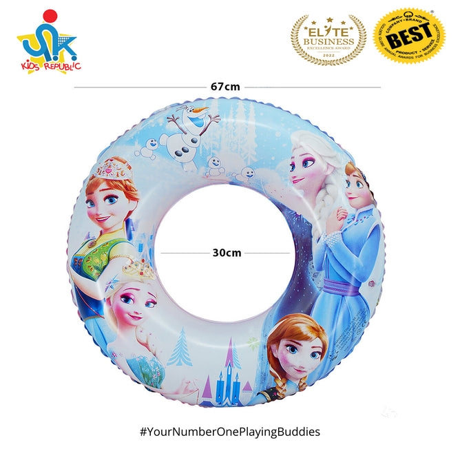 26 Inches Inflatable Cartoon Character Swim Ring Floater for Kids Boys and Girls