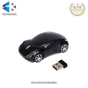 MC1-B Car Shape Ergonomic Wireless Mouse Battery Operated