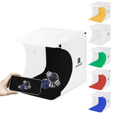PULUZ PU5021 20cm Folding Portable 550LM 1 LED Light Photo Lighting Studio Shooting Tent Box Kit with 6 Colors Backdrops