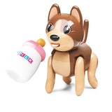 Pretend Induction Baby Sucking Pet Stick Out Drink Milk Bottle Toy