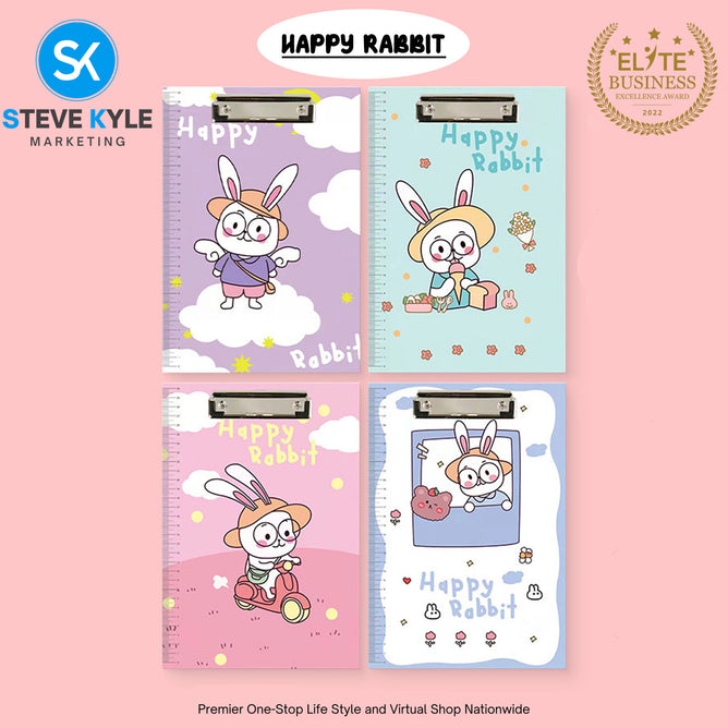 Kawaii A4 File Folder Clipboard Writing Pad Memo Clip Hard Board  Paper Organizer