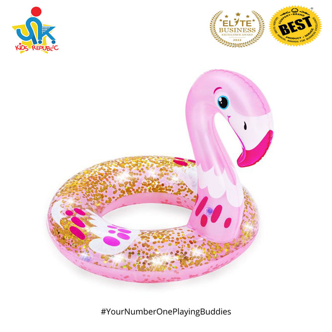 Bestway Inflatable Shimmer n Float Swimming Ring Glitter for Kids