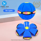 Magic UFO Flying Ball Throw Disc Ball with LED Light For Outdoor Kid's Sports Ball