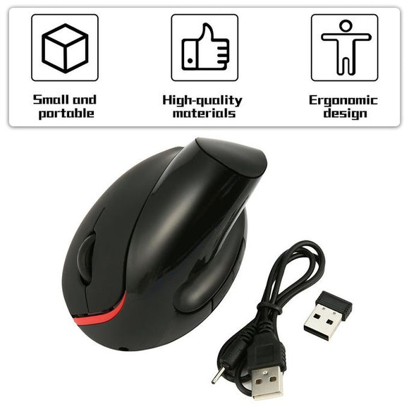 Wireless Vertical Mouse Optical Game Ergonomic Gaming Mice