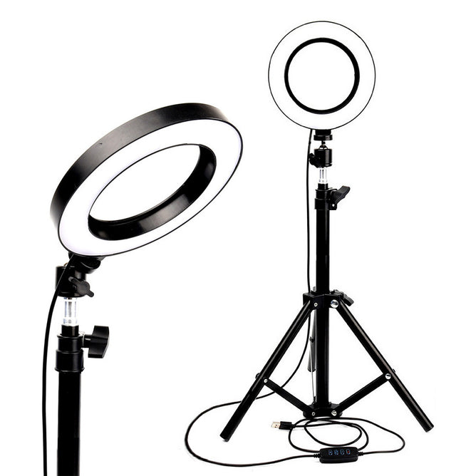 16 CM Professional Ring Light with 68 CM Tripod and Other Camera Accessories