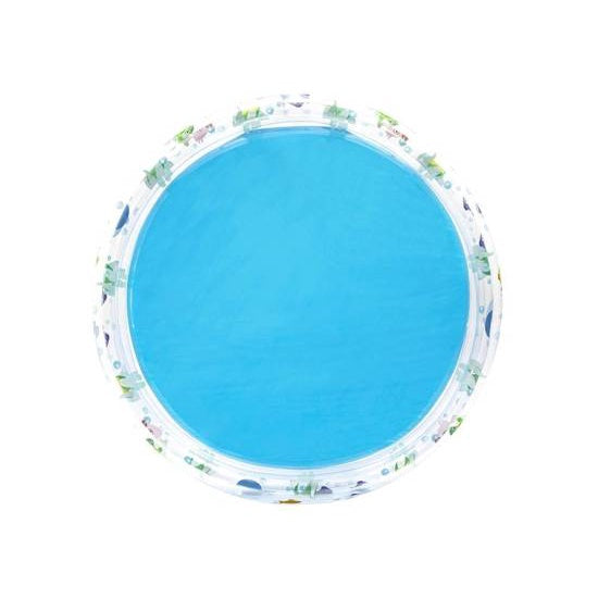 Bestway 51004 Sea Creatures-Printed Inflatable 3 Rings Pool for Outdoor Kiddie Swimming Pool