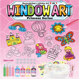 Mash Window Art and Sticky Suncatcher Double Craft Kit for Kids 2 in 1