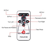 PULUZ PU362 Electronic 360 Degree Rotation Panoramic Head in Tripod Mount with Remote Controller for Smartphones, DSLR & Action Cameras
