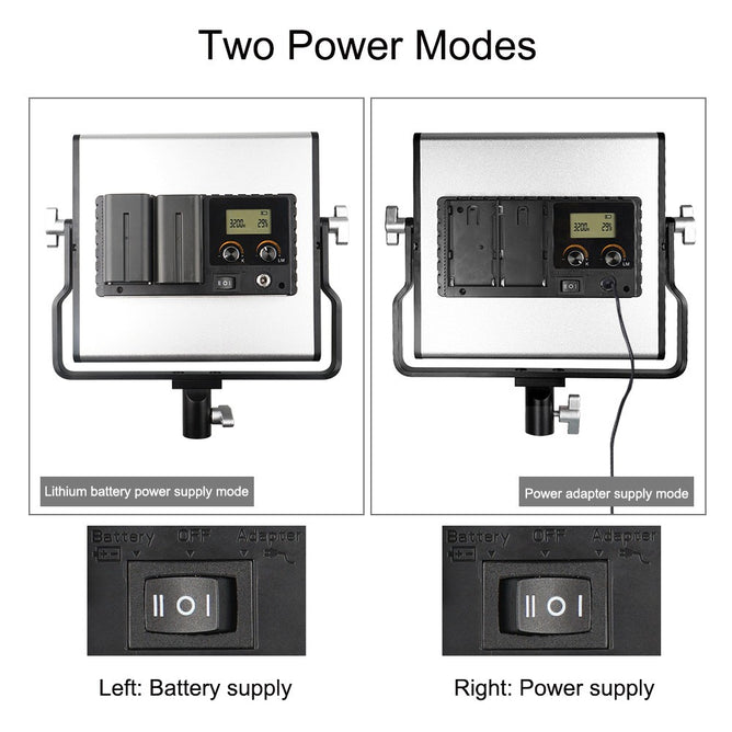 PULUZ PU5220US 15W 1650lm 200 LEDs 3200-5600K Dimming Studio Video Light LED Photo Light