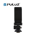 PULUZ PU417 1/4 Inch Screw Thread Cold Shoe Tripod Mount Adapter with Phone Holder