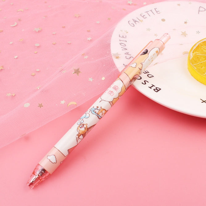 Random Limited Japanese Press Pen Gel Black Ink Ballpen