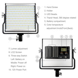 PULUZ PU5220US 15W 1650lm 200 LEDs 3200-5600K Dimming Studio Video Light LED Photo Light