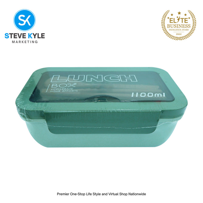 1100ml Japanese-style Sealed Multi-compartment Healthy Material Food Storage Container Lunch Box