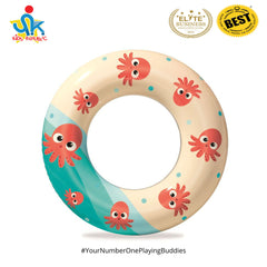 Bestway Inflatable Sea Creature Printed Swim Ring 24 Inches For Kids Play in Swimming Pool