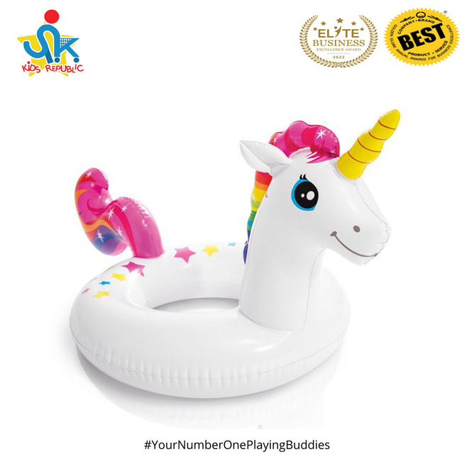 Intex Inflatable Animal Shapes Floating Swim Ring for Kids Outdoor Fun