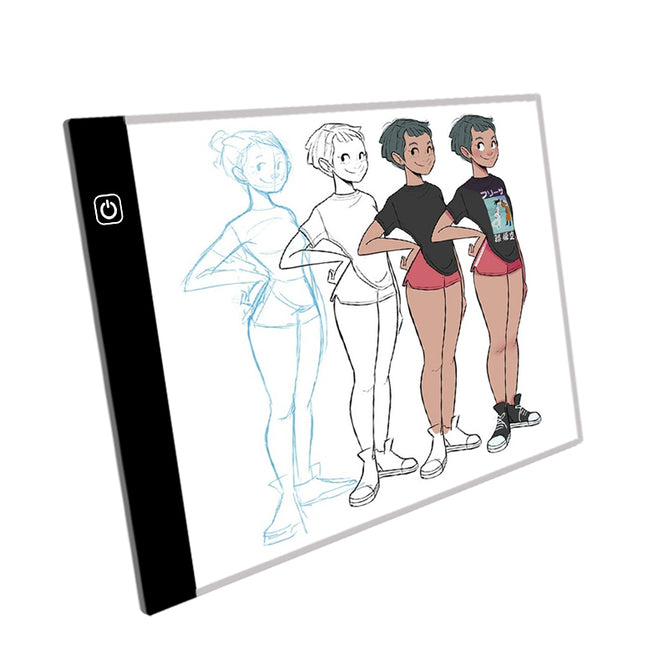 A4 LED Artist Thin Art Stencil Drawing Board Light Box Tracing Table Pad Board