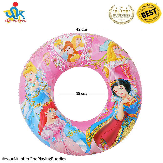 18 inches Adorable Cartoon Character Swim Ring Floater for Children Outdoor Swimming