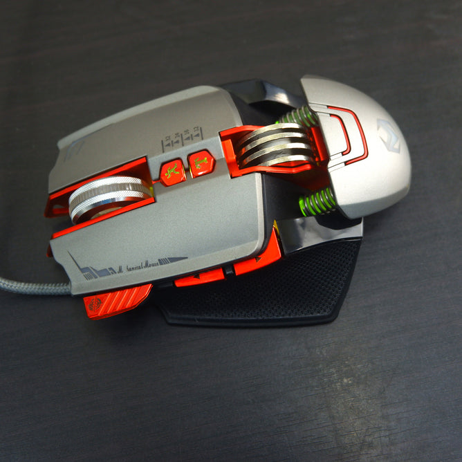 Mixie Wired Gaming Macro Programmable Design RGB Lighting Effect Mouse