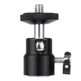 PULUZ PU412 1/4 inch Screw Metal Tripod Ball Head Adapter with Lock