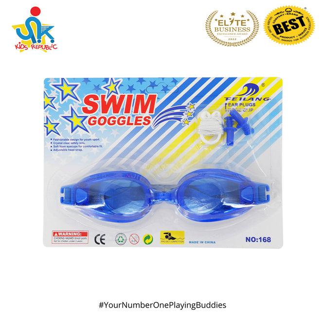 Kids Swimming Goggles Pool Beach Sea Swim Glasses with Ear Plug Nose Clip