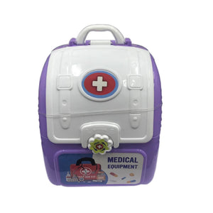 Mini Pretend Playset Medical Equipment Set Backpack Toys For Children