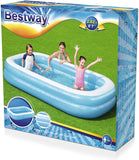 Bestway Swim Center Rectangular Size Inflatable Big Family Swimming Pool for Kids