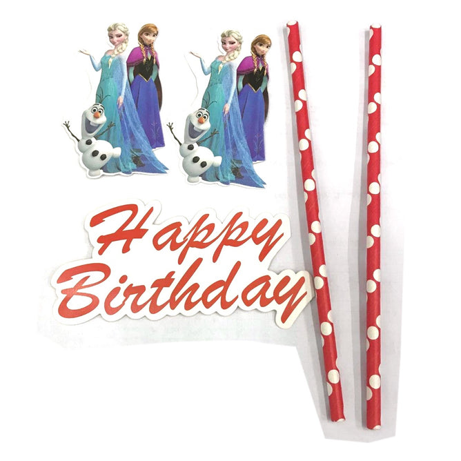 Cute Character Happy Birthday Cake Topper  Party Decoration Cake Topper