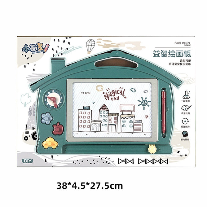 Early Learning Magnetic Puzzle Drawing Board for Children Educational Toys