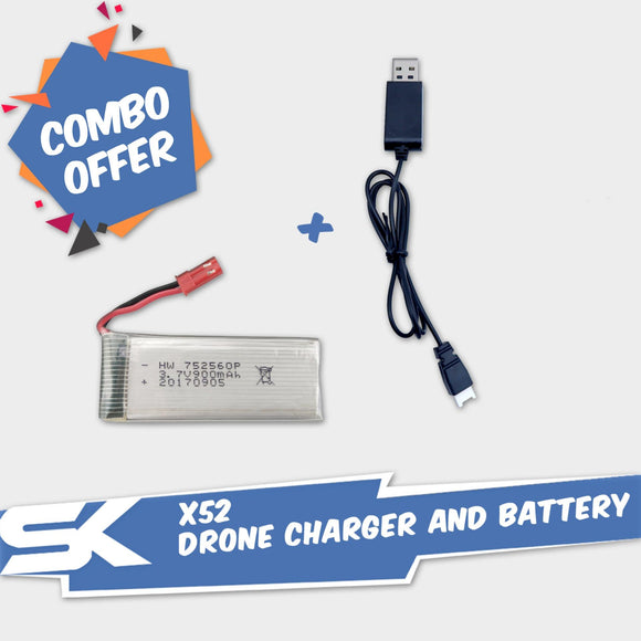 X52 Drone Charger and Battery