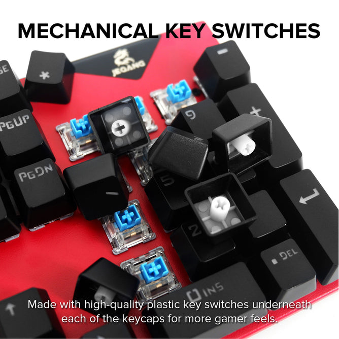 JK-919 Pro Gaming Mechanical RGB Light-up Keyboard