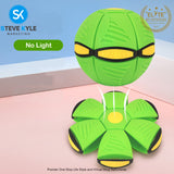 Magic UFO Flying Ball Throw Disc Ball with LED Light For Outdoor Kid's Sports Ball