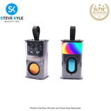 5W Speaker Battle Armour Wireless Bluetooth Splash Proof Speaker With Led Light