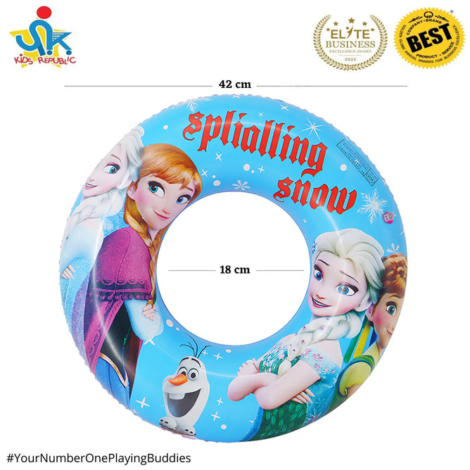 18 inches Adorable Cartoon Character Swim Ring Floater for Children Outdoor Swimming