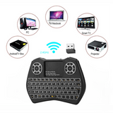 i9 Plus Mini Wireless Keyboard and Touchpad with RGB Backlight