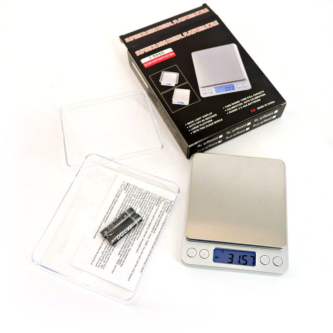 i-2000 Superior Mini Digital platform Scale with Back Light Display Best for Kitchen, Food and Jewelry Shops