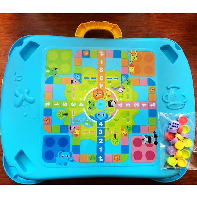 Multifunctional Study Table Magnetic Drawing Board Portable Storage Table Compatible with Enlightenment Early Educational Drawing Board and Game Table for Kids