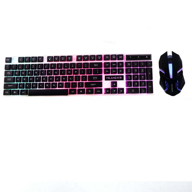 T6 Milang Gaming Wired Keyboard and Mouse Combo (Backlight)