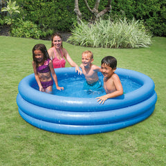 Intex Inflatable 3 Rings Swimming Pool Kids Fun Outdoor Water Fun Summer Party