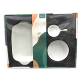 Nordic Ceramic 4 in 1 Bowls and Dishes Tableware Gift Set for Kitchen Utensils