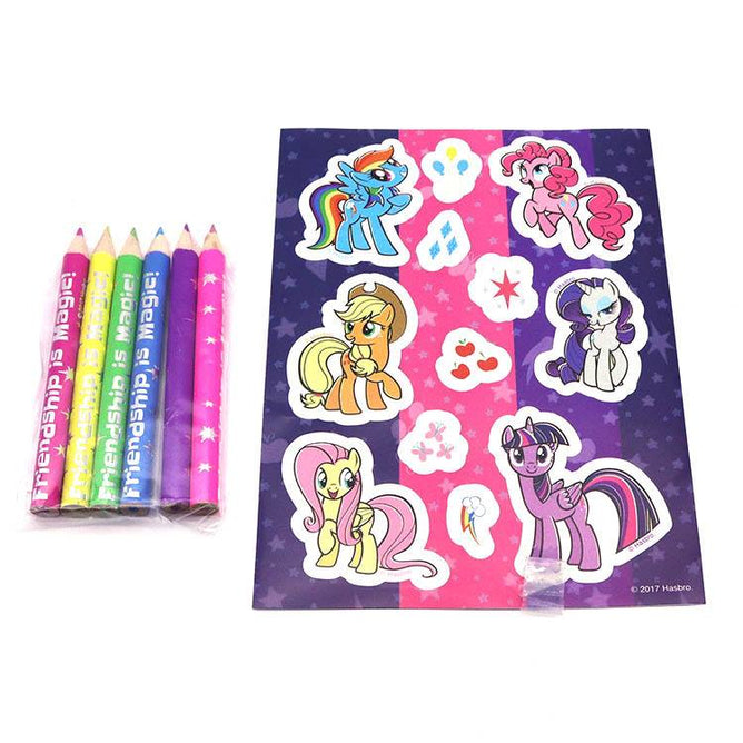 My Little Pony 8 Amazing Coloring Sheet Super Set with Stickers