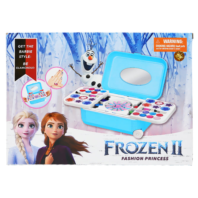 Pretend Play Beauty Children's Hypo Allergenic Makeup and Nail Art Suitcase Cosmetic Toy