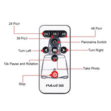 PULUZ PU362 Electronic 360 Degree Rotation Panoramic Head in Tripod Mount with Remote Controller for Smartphones, DSLR & Action Cameras