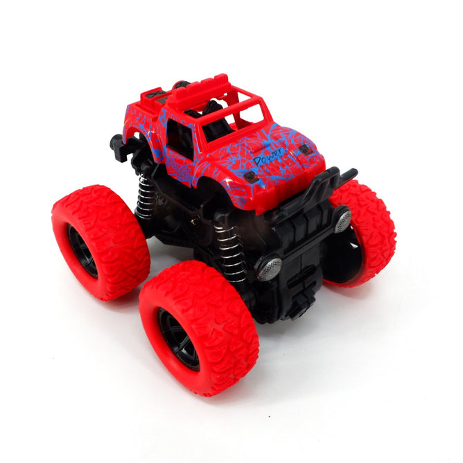 Monster Zap Super Stunt Racer Big Wheels Off-Road Jeep Car Toy