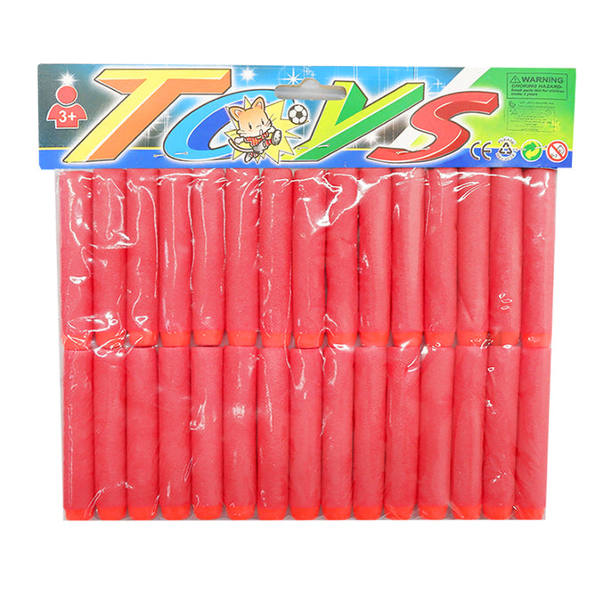 Bullet Refill Darts Premium Foam Bullets 30 Pack Compatible for Nerf Gun and Toy Guns