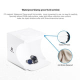 PULUZ PU5021 20cm Folding Portable 550LM 1 LED Light Photo Lighting Studio Shooting Tent Box Kit with 6 Colors Backdrops