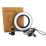 16 CM Professional Ring Light with Tripod Cold Shoe