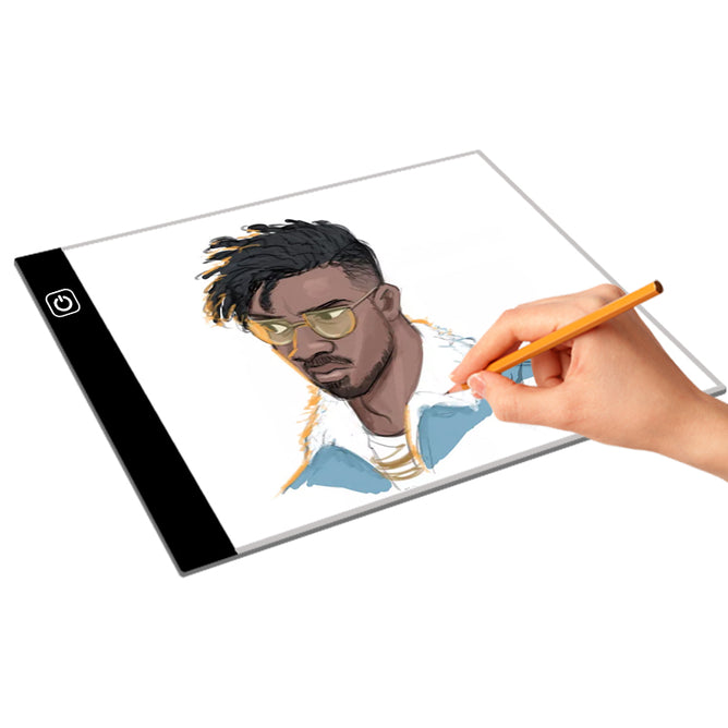 A4 LED Artist Thin Art Stencil Drawing Board Light Box Tracing Table Pad Board