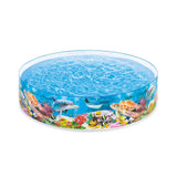 Intex Deep Sea Blue Coral Reef Snap Set Kiddie Big Swimming Pool