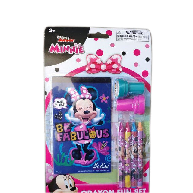 Crayon Fun Set Self inking Stamp Kids Goodie Bag Children