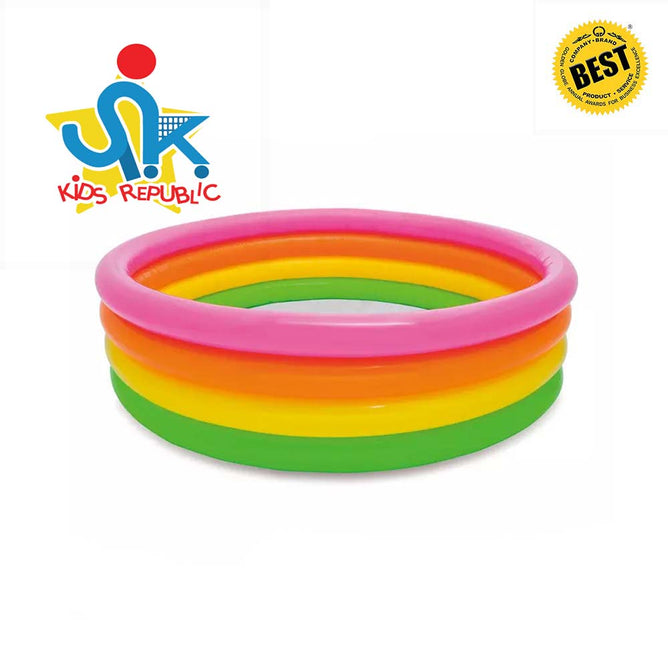 Intex 56441 Four Color Loops Fluorescent Inflatable Kiddie Swimming Pool
